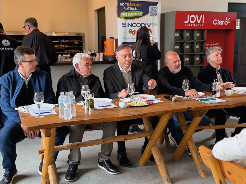 Reunião-Almoço com Diretoria na Casa do Grupo Pampa